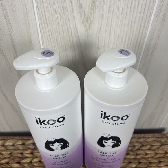 Ikoo Talk the Detox Shampoo & Conditioner 33.8 oz Duo - Picture 5 of 6